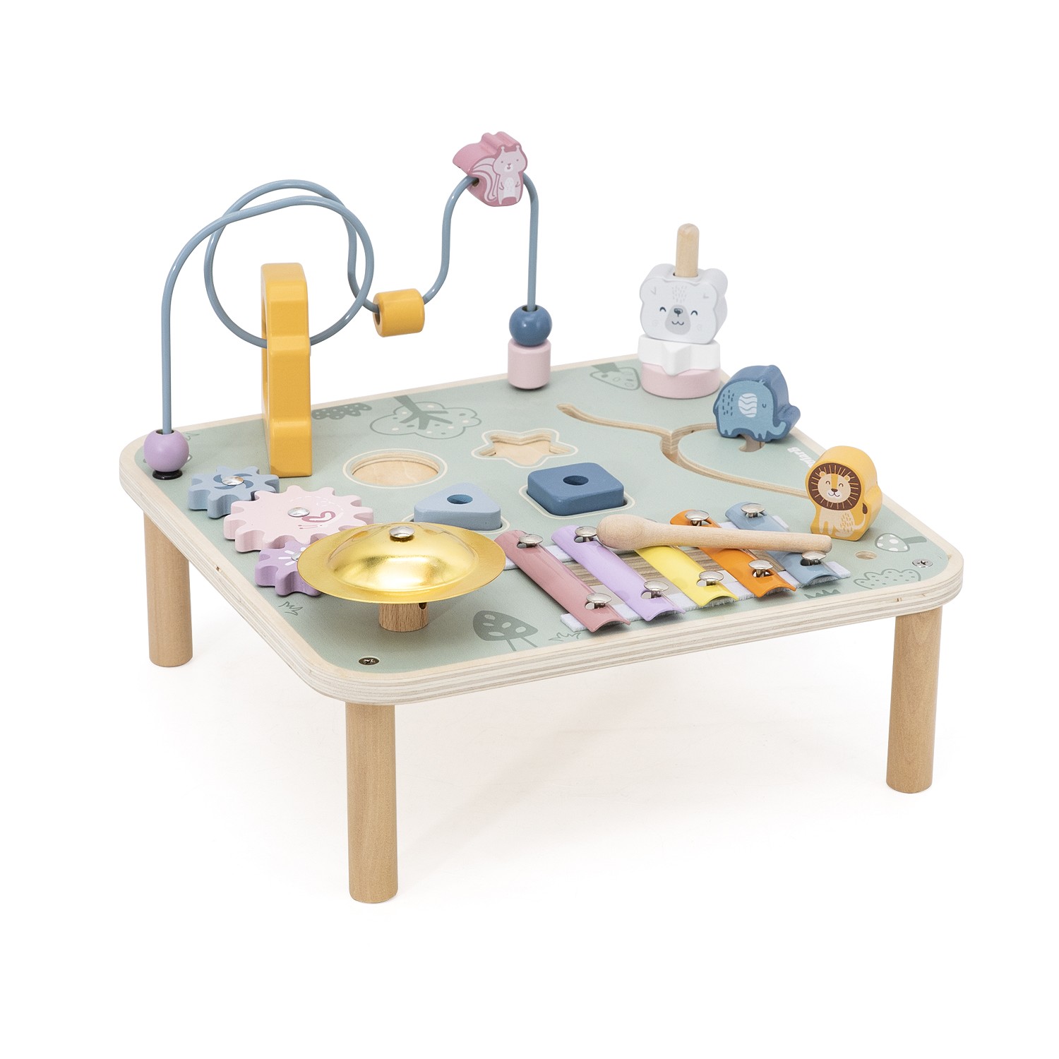PolarB® Wooden Multi Function Activity Table | New Classic Toys