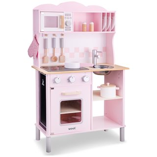 Kitchenette - modern - electric cooking - pink